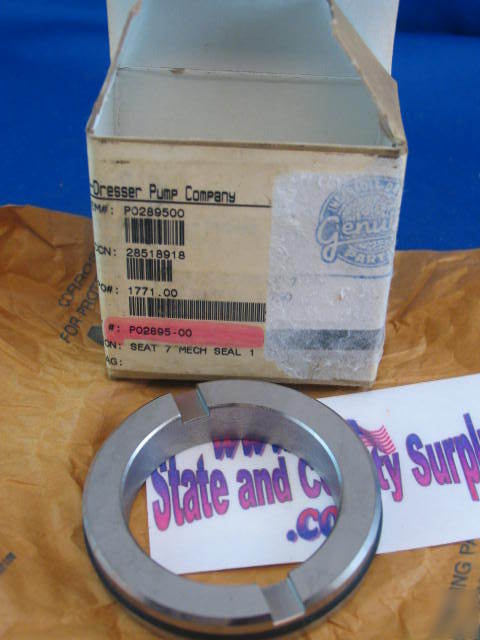 P0289500 seat 7 mech seal ingersoll dresser pump part