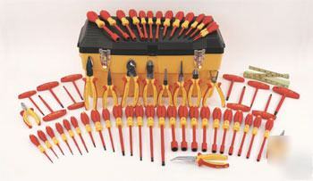 Wiha 61PC electricians insulated plier-screwdriver set