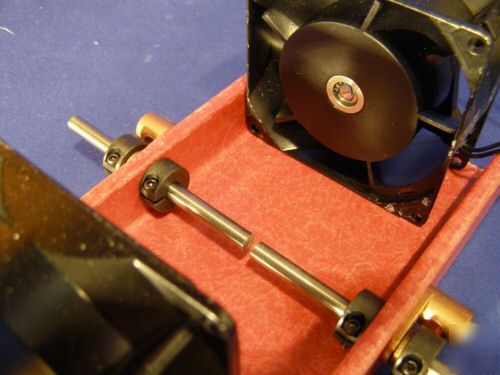  pure tungsten dual fan quenched tesla coil static gap