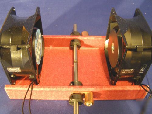  pure tungsten dual fan quenched tesla coil static gap