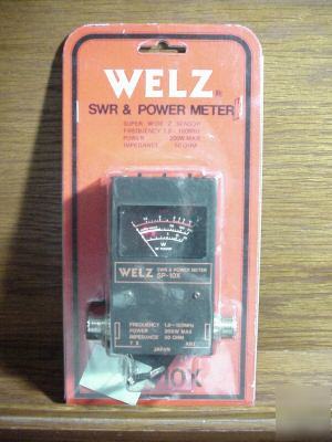  welz swr & power meter 1.8-150MHZ 200W 50 ohm