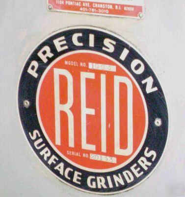 Reid rollerway 6 x 18 surface grinder w/magnetic chuck 