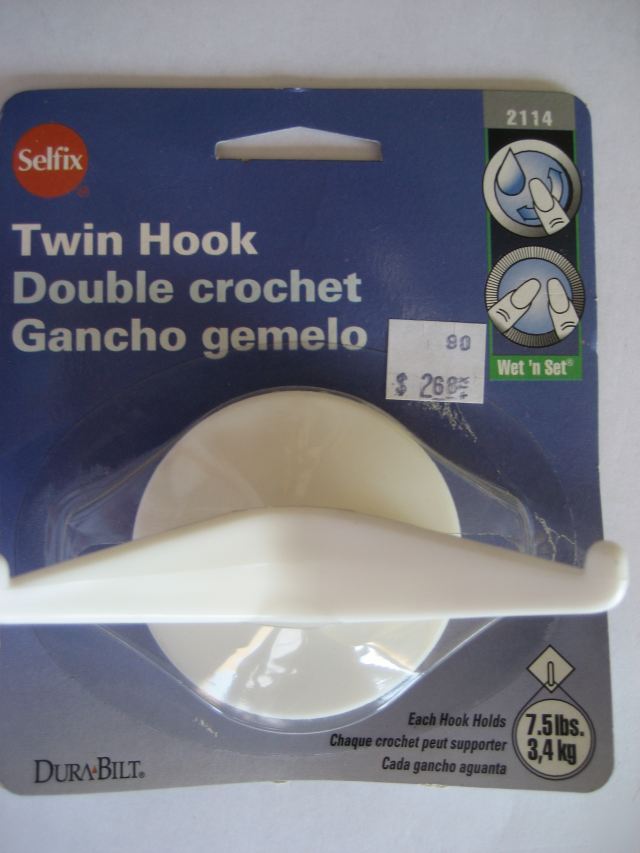 Selfix twin hooks 7.5 pounds-dub 2114