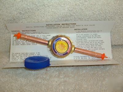 Sight glass w/moisture indicator 1/4 x 1/4 sweat