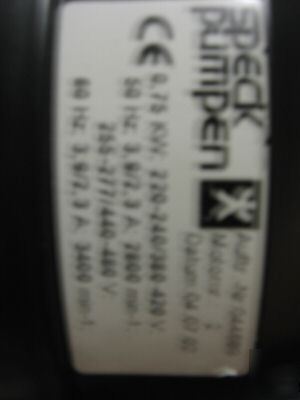 Speck t-601 / 150.0001 industrial pump