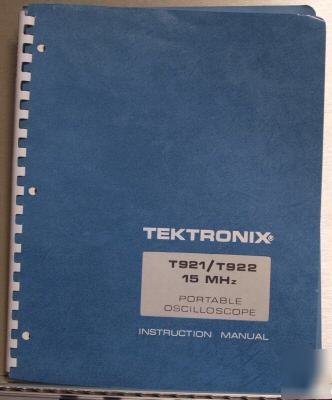Tek T921 / T922 original service / operating manual