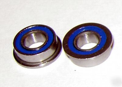 (4) MF84-2RS flanged bearings,MR84, 4X8 mm 4 x 8,abec-3