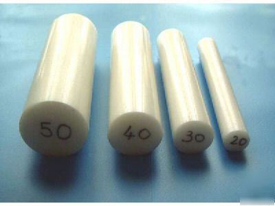 4 pieces white round delrin bar 20,30,40,50 x 165MM