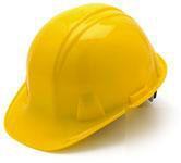 4 pt. ratchet suspension hard hat- yellow