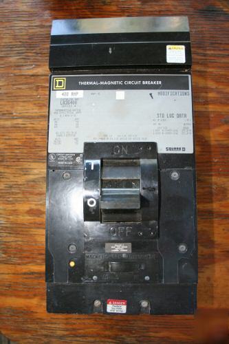 400 amp square d thermal magnetic breaker*series 4*