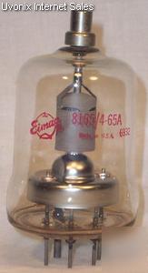8165 / 4-65A eimac power tetrode vacuum tube