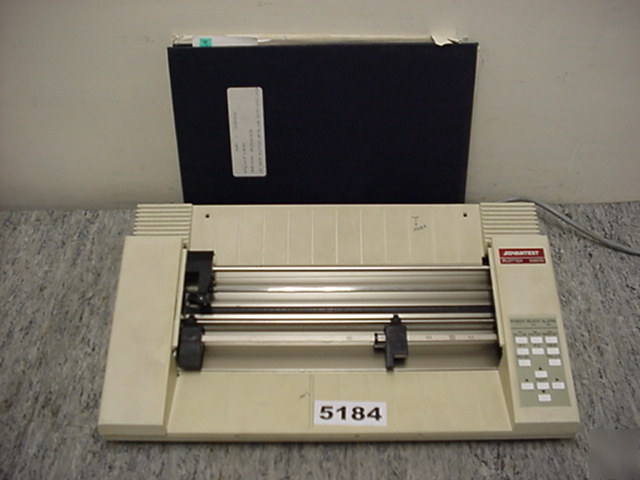 Advantest R9833 plotter w/ manual