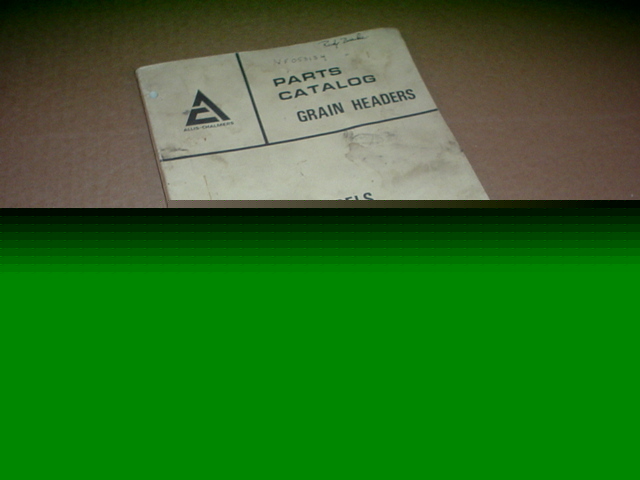 Allis N5 N6 N7 headers combine parts manual