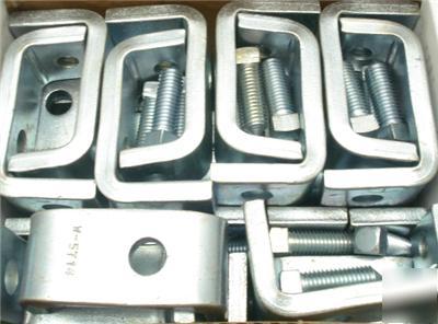 Box of 25 two-hole beam clamp-galvanized