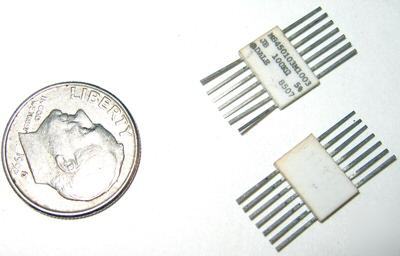 Dale vintage resistor network flatpack 1985