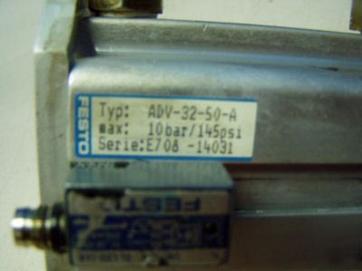 Festo pneumatic cylinder m/n: adv-32-50-a