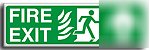 Fire exit-(rm) up sign-450X150MMADH.vinyl (sa-058-aq)