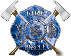 Firefighter decal reflective 4