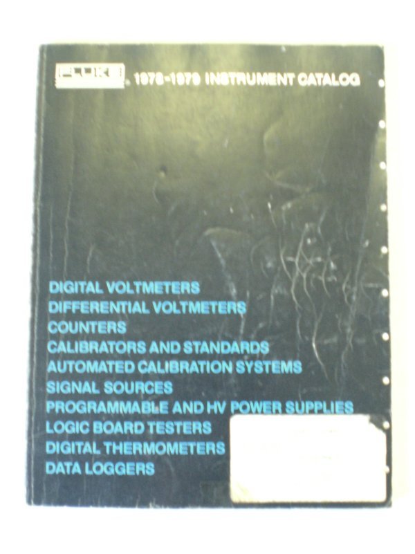 Fluke 1978-79 instrument catalog - $5 shipping 