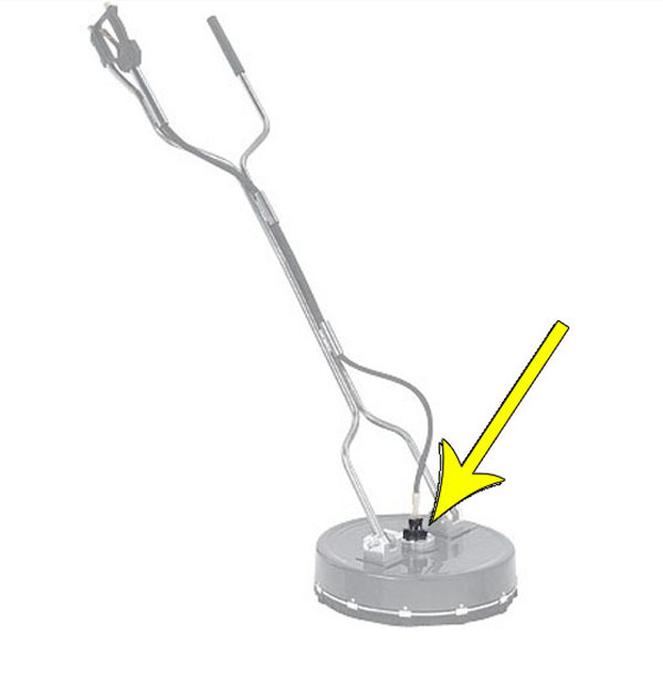 General pump pro flat surface cleaner swivel assembly