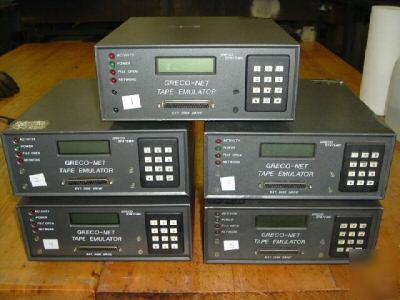 Greco net tape emulator, lot of (3)