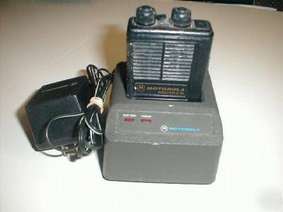 Motorola minitor ii stored voice 2 frequency fire pager