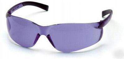 New 2 pyramex ztek purple shooting sun & safety glasses