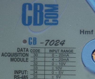 New cb-7024 data acquisition module cb com