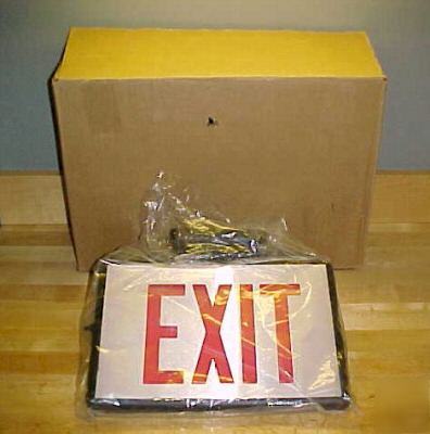 New emergency exit sign led wall ceiling end mount easy 