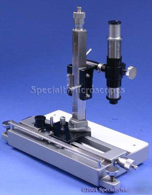 New vernier traveling measuring toolmaker's microscope 