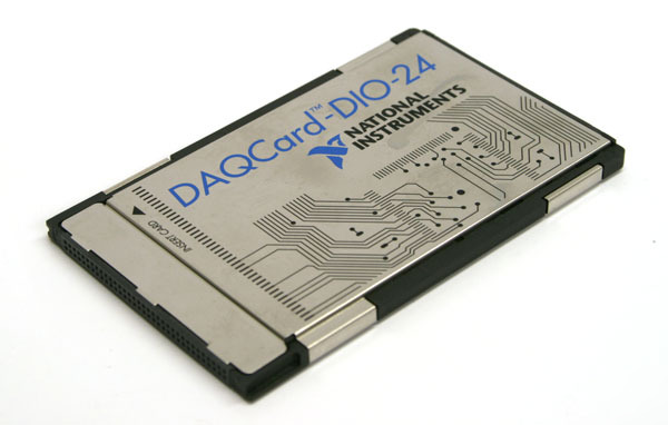 Ni national instruments daq card-dio-24 i/o pcmcia card