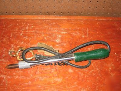 One good heavy duty soldering iron