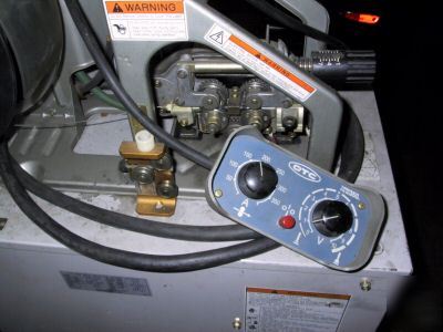 Otc turbo pulse 350 df mig welder, cmh-147 wire feeder
