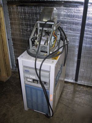 Otc turbo pulse 350 df mig welder, cmh-147 wire feeder