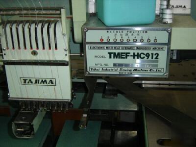 Tajima embroidery machine TMEFHC912