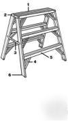 Werner aluminum drywall stand scaffold / saw horse