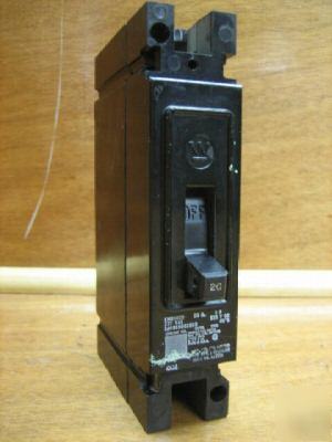 Westinghouse circuit breaker EHB1020 20AMP a 20A