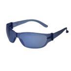 Bobcat blue mirror safety glasses