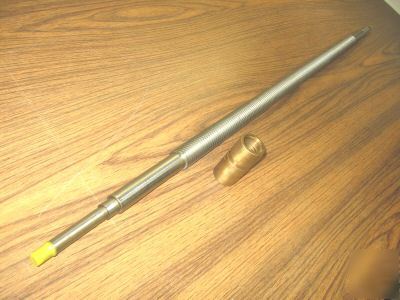 Bridgeport milling machine longitudinal feed screw/ nut