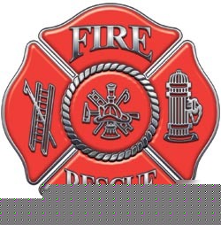 Firefighter decal reflective 2
