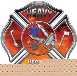 Firefighter decal reflective 4