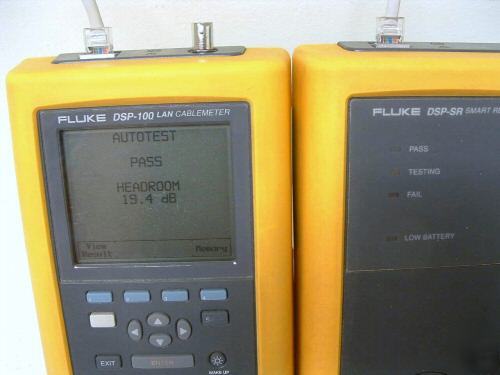 Fluke network dsp-100 digital cable analyzer CAT5 test