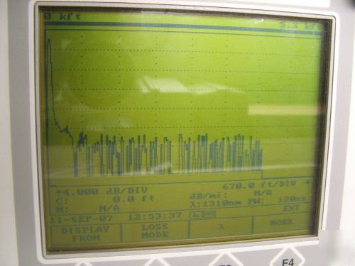 Gn nettest laserprecision td-1000A fiber sm otdr power