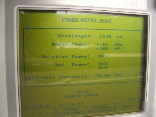 Gn nettest laserprecision td-1000A fiber sm otdr power