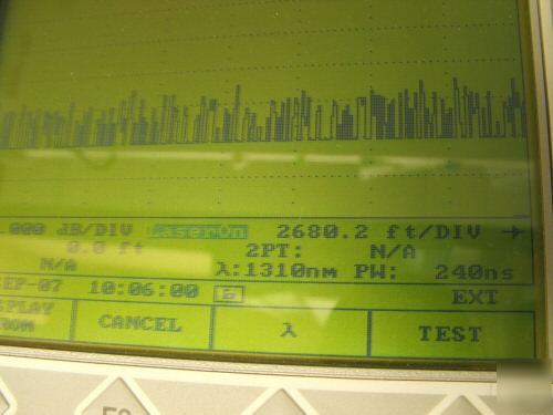 Gn nettest laserprecision td-1000A fiber sm otdr power