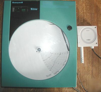Honeywell DR45AT truline chart recorder 2 input w/alarm