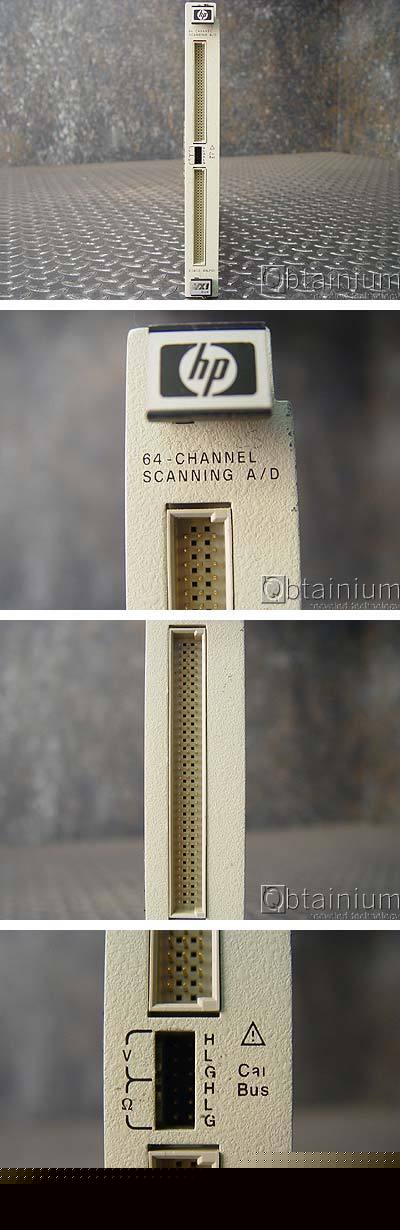 Hp E1413A 64 - channel scanning a/d converter 75000 vxi