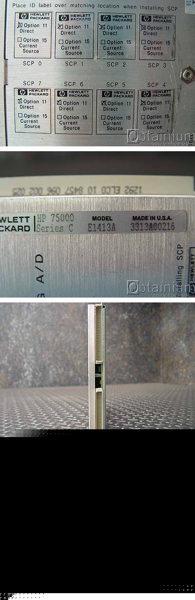Hp E1413A 64 - channel scanning a/d converter 75000 vxi