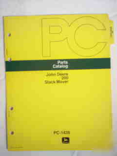 John deere 200 stack mover parts catalog-nice 