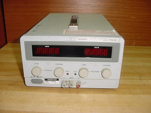 Leader laboratory 7110-3D dc power supply - 11V, 3A -